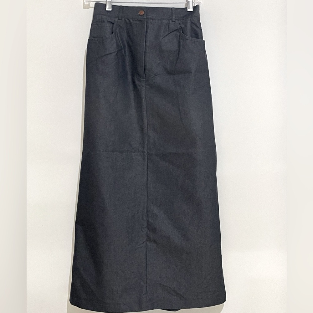 Vintage Harve Benard Denim Maxi Skirt sz 6